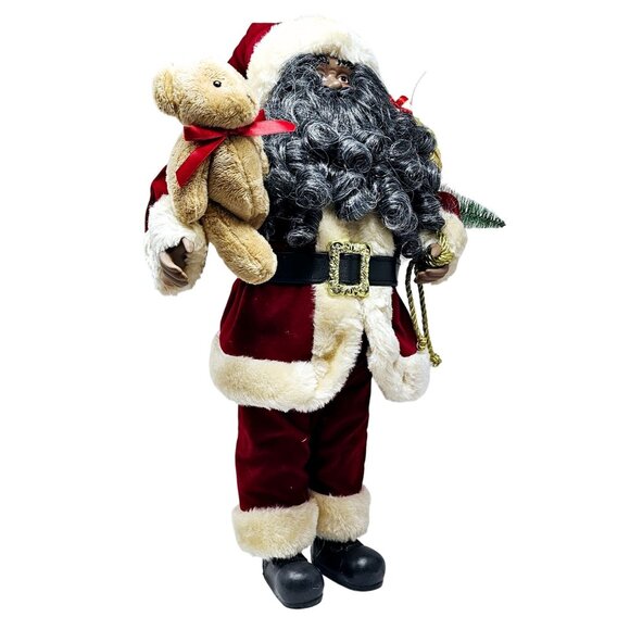 Ethnic Festive Upright 20" Santa Christmas Table Decoration Party Decor - Picture 3 of 6